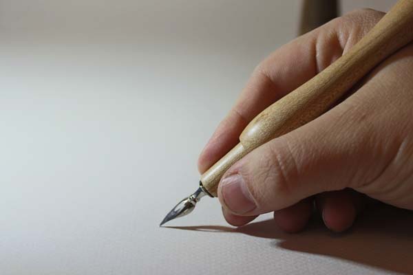 Calligraphy Pen Set – Includes Wooden Dip Pen, Antique Brass Holder, 11  Nibs, 7